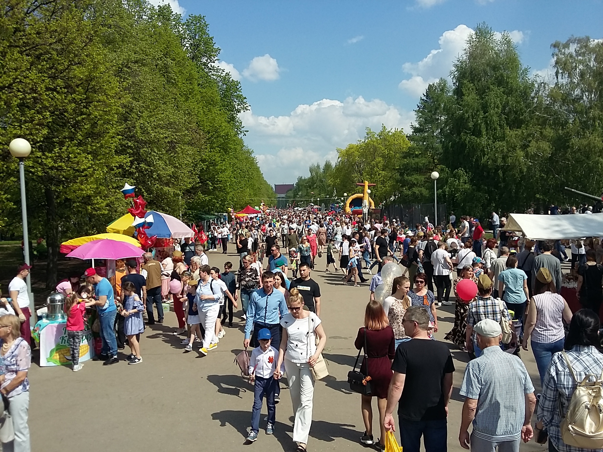Парк Победы Тольятти 9 мая