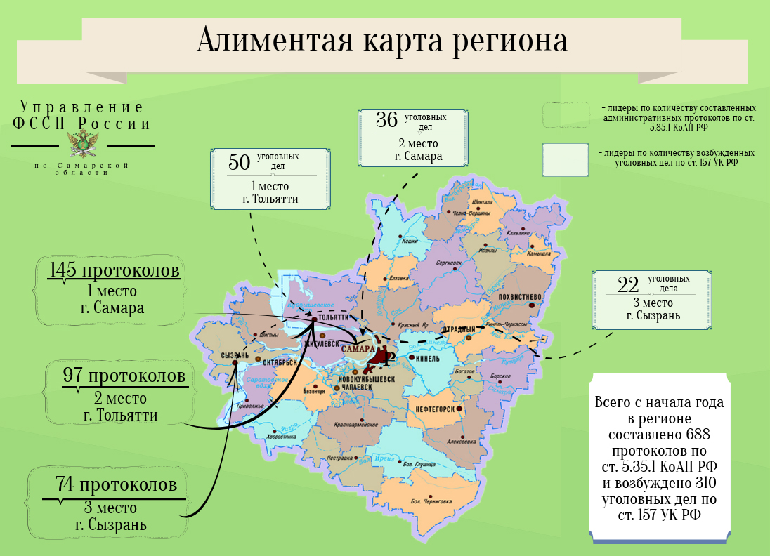 Карта регион самара