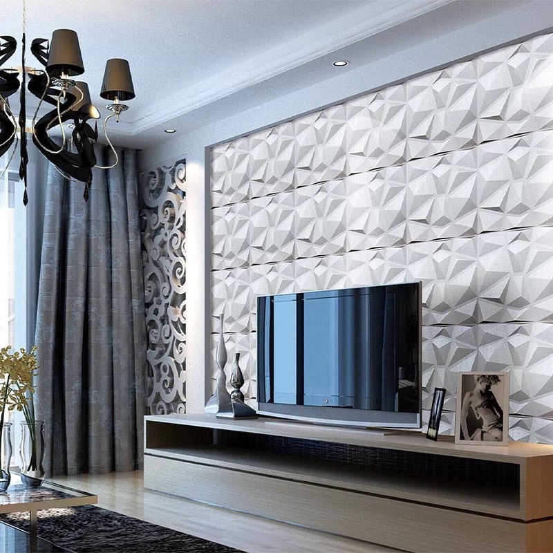 3D панели в интерьере гостиной: особенности объемного рельефа в оформлении + 52 фото-дизайна
